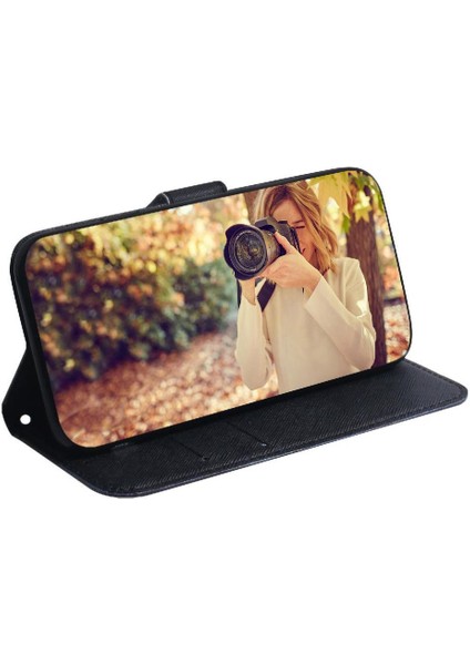 Xiaomi Poco M6 Pro 4g Kart Yuvaları Için Flip Case Boyalı Pu Deri (Yurt Dışından)