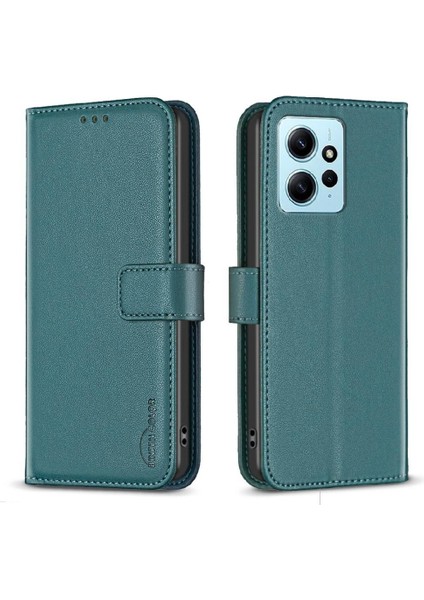 Xiaomi Redmi Not 12 Için Flip Case 4g Iş Çoklu Kart Yuvası Deri (Yurt Dışından)