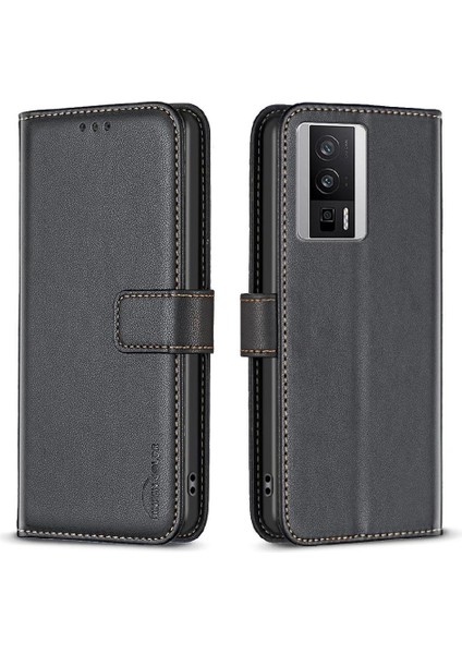 Xiaomi Poco F5 Pro Çoklu Kart Yuvası Cüzdan Iş Deri Için Flip Case (Yurt Dışından)
