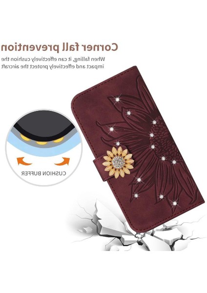 Oppo RENO12 Için Kılıf 5g Kart Tutucu Flip Cüzdan Kredi Kartı Darbeye Tpu (Yurt Dışından) fırsatları