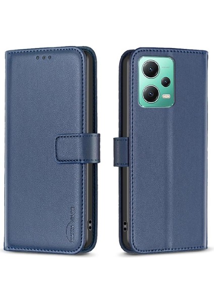 Xiaomi Redmi Not 12 Için Flip Case 5g Çok Renkli Deri Çanta Iş (Yurt Dışından)