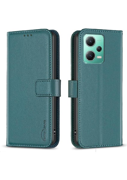 Xiaomi Redmi Not 12 Için Flip Case 5g Çok Renkli Deri Çanta Iş (Yurt Dışından)