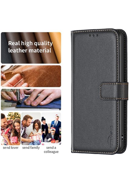 Xiaomi Redmi Not 12 Için Flip Case 5g Çok Renkli Deri Çanta Iş (Yurt Dışından)