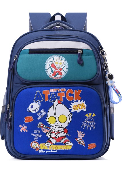 Öğrenci Karikatürü Büyük Kapasiteli Yük Azaltma Omurga Koruma Omuz Çantası (Yurt Dışından)