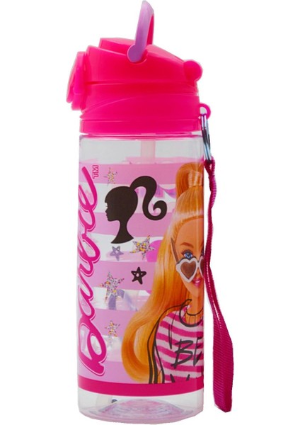 Lisanslı Pipetli Plastik Matara 500 ml Koyu Pembe 41448 modelleri