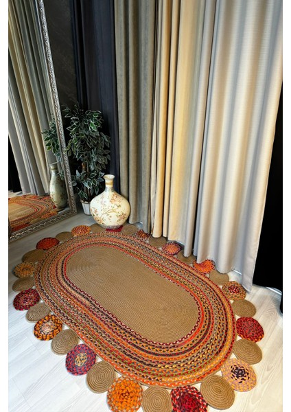 Natural Jüt Halı El Dokuma Hasır Yolluk Bohem Jüt Kilim Hmfjut431 120 X 180 Cm fiyatları