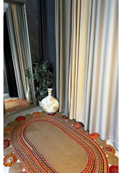 Natural Jüt Halı El Dokuma Hasır Yolluk Bohem Jüt Kilim Hmfjut431 120 X 180 Cm modelleri