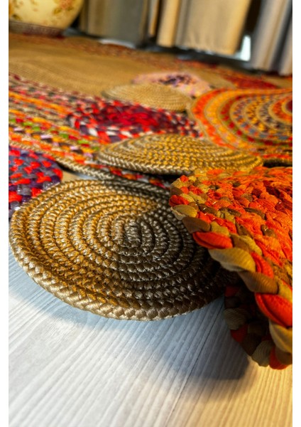 Natural Jüt Halı El Dokuma Hasır Yolluk Bohem Jüt Kilim Hmfjut431 120 X 180 Cm indirimleri