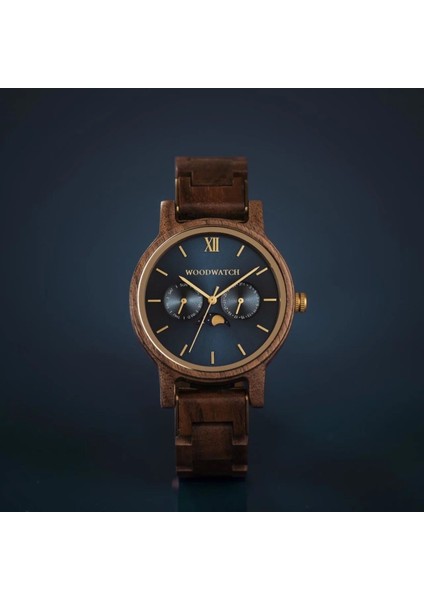 Woodwatch Seafarer Ahşap Erkek Kol Saati 40MM