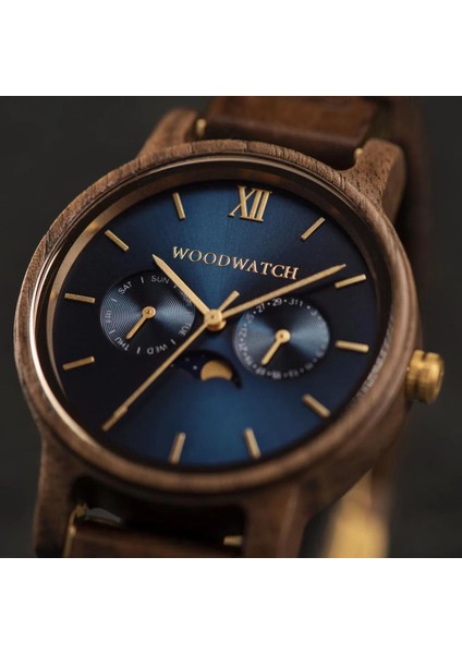 Woodwatch Seafarer Ahşap Erkek Kol Saati 40MM