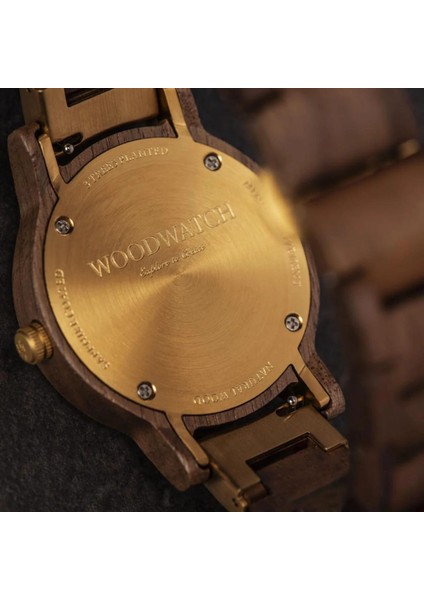 Woodwatch Seafarer Ahşap Erkek Kol Saati 40MM