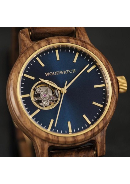 Woodwatch Open-Heart Sailor Ahşap Erkek Kol Saati 41MM