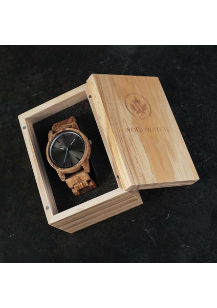 Woodwatch Reveler Kosso Ahşap Erkek Kol Saati 45MM