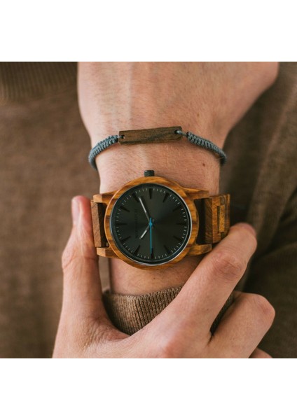 Woodwatch Reveler Kosso Ahşap Erkek Kol Saati 45MM