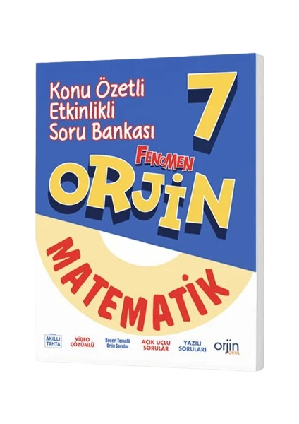 Orjın 7 Matematık Konu Özetlı Soru Bankası