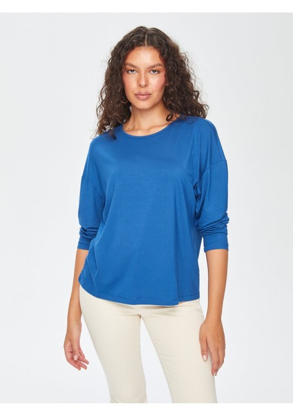 Yuvarlak Yaka Uzun Kol T-Shirt 69026 fiyatları