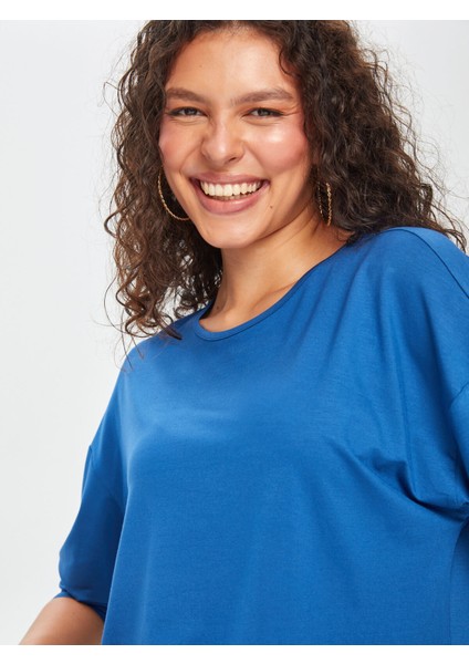 Yuvarlak Yaka Uzun Kol T-Shirt 69026 fırsatları