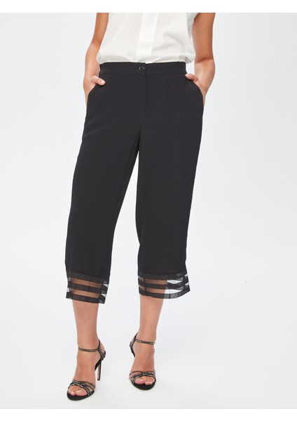 Paçası Dantel Detaylı Kendinden Dokulu Wıdeleg Fıt Caprı 69169 fiyatları