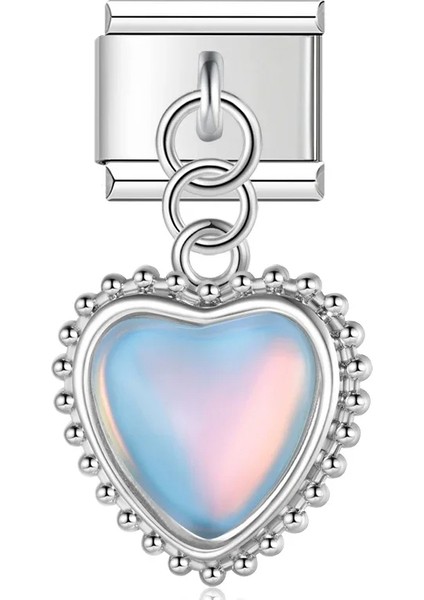 Stylish Heart7 Charm