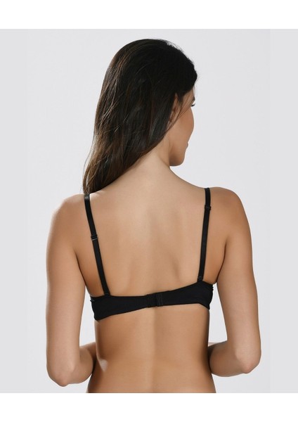 Intive Lingerie Nbb Hafif Destekli Balenli Basic Sütyen (Ten, Siyah, Beyaz)- 3539