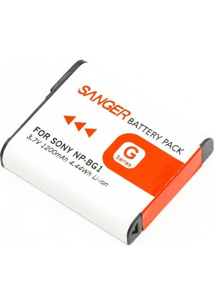 Sony DSC-W30 DSC-W35 DSC-W50 DSC-W55 Için Sanger Np-Bg1 Batarya