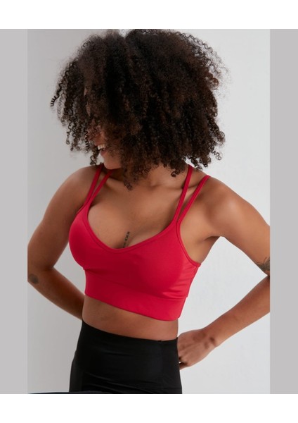 Aurafit V Yaka Arkası Çapraz Ip Askılı Tasarım Spor SÜTYENI/BÜSTIYER-9024 modelleri