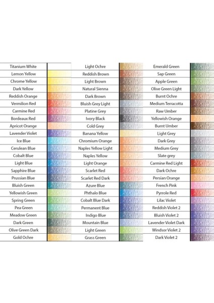 Mondeluz Aquarell Sulu Boya Kalem Seti 72'li modelleri