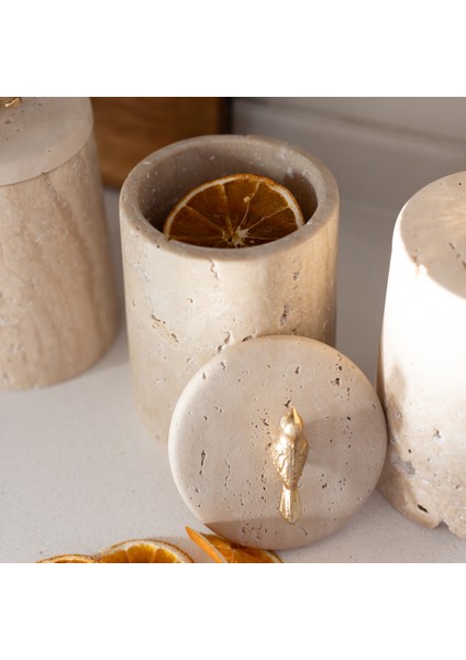 Mermer Traverten Kuş Baharatlık fiyatları