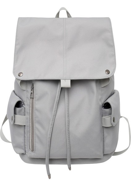 Yeni Üniversite Tarzı Üniversite Öğrencisi Çevirme Okul Çantası Lise Öğrencisi Kampüs Sırt Çantası Düz ​​renk Bilgisayar Sırt Çantası (Yurt Dışından)