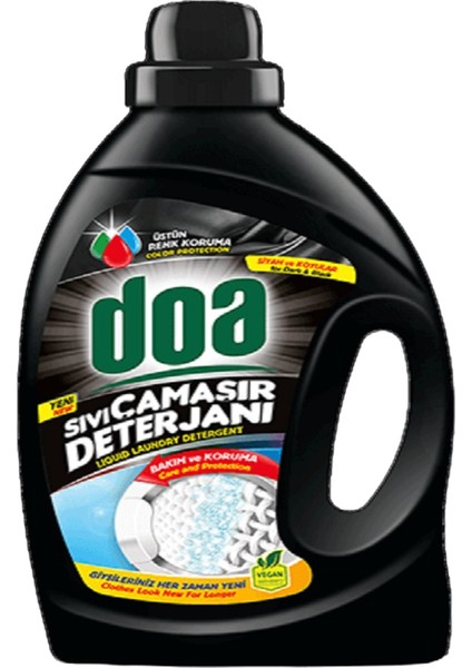 Sıvı Çamaşır Deterjanı Siyah ve Koyular 2700 ml