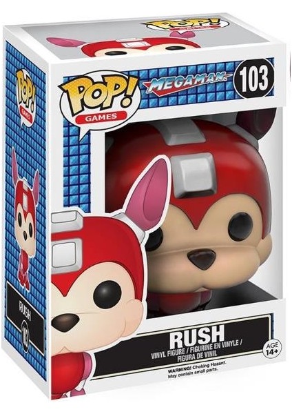 Pop Games Megaman - Rush Model Collectable Figurine Statue No 103