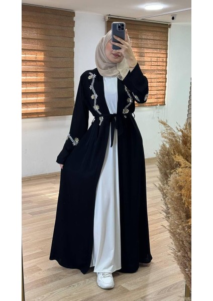 İqraa Fashion Teni Sezon Kadın Için Çok Rahatlı Tesettürlü Şık ve Güzel Ferace Model M2025