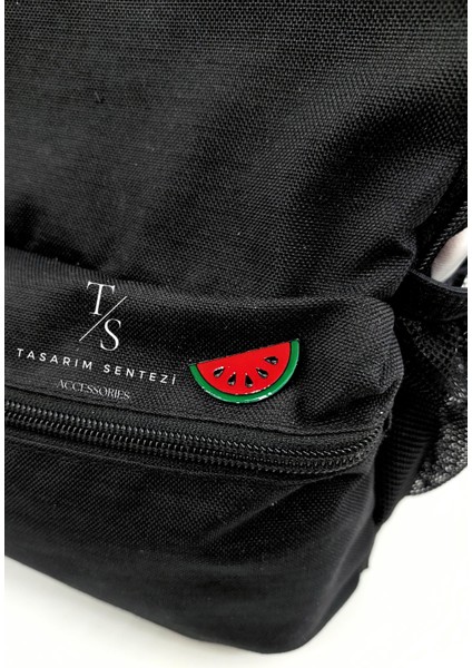 Rozet Metal Broş Yaka Okul Çantası Kıyafet Şapka Takı Aksesuar Karpuz Dilimi Meyve Watermelon Rosett modelleri