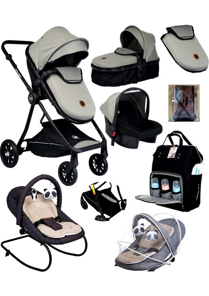 9 In 1 Yeni Doğan Full Set 1010 Travel Sistem Bebek Arabası 330 Sallanır Ev Tipi Ana Kucağı