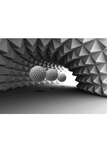 Geometrik Temalı Tek Parça Duvar Kağıdı fiyatları
