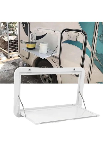 Karavan Dış Masa Beyaz