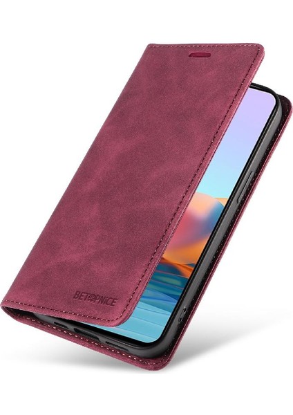 Xiaomi Redmi Not 10 Pro Pu Deri Manyetik Koruyucu Folyo (Yurt Dışından)