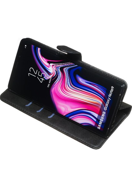 Samsung Galaxy Not 9 Kart Yuvası Sahipleri Için Kılıf Deri Koruyucu Kapak (Yurt Dışından)