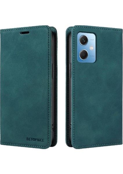 Xiaomi Redmi Not 12 4g Için Kılıf Folio Cüzdan Pu Deri Manyetik (Yurt Dışından)