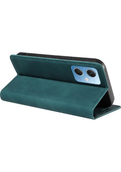 Xiaomi Redmi Not 12 4g Için Kılıf Folio Cüzdan Pu Deri Manyetik (Yurt Dışından)