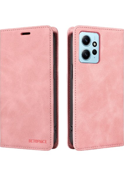 Xiaomi Redmi Için Not 12 4g Manyetik Pu Deri Folio Cüzdan (Yurt Dışından)