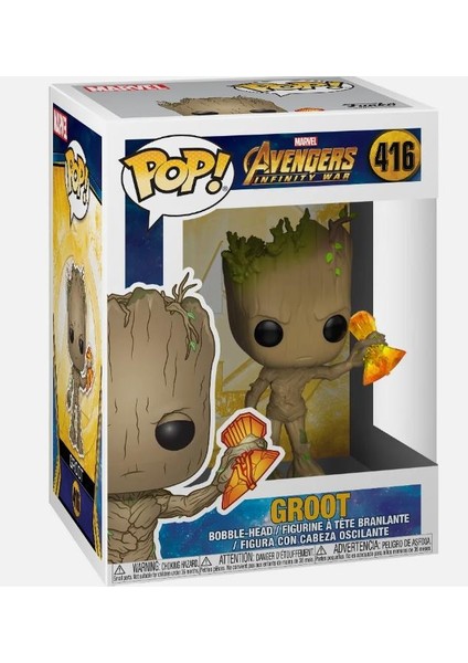 Pop! Marvel Avengers Infinity War Groot (With Stormbreaker) 416