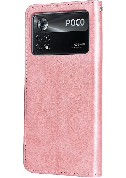 Xiaomi Poco X4 Pro 5g Deri Kart Yuvası Tutucular Fermuar Kapak (Yurt Dışından)