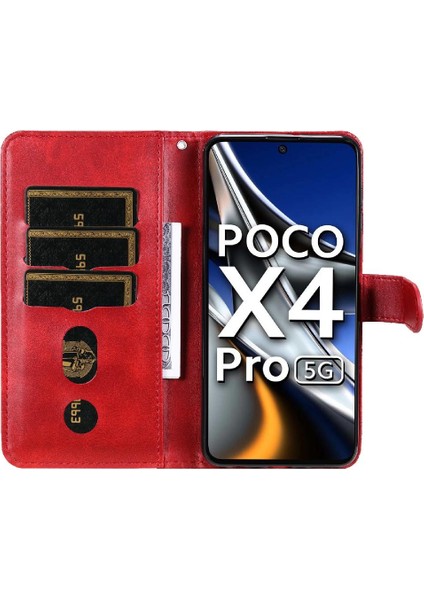 Xiaomi Poco X4 Pro 5g Deri Kart Yuvası Tutucular Fermuar Kapak (Yurt Dışından)
