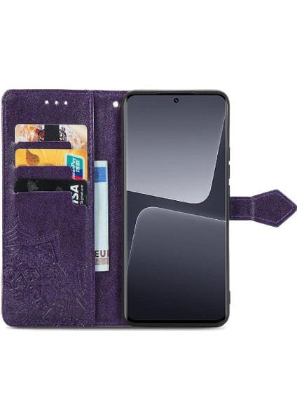 Xiaomi 13 Için Kılıf Pro Darbeye Zarif Desen Kapak Çevirin Deri (Yurt Dışından) indirimleri