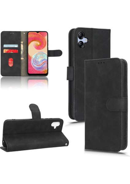 Samsung Galaxy A04E Kart Ekleme Deri Folio Flip Case ile (Yurt Dışından)