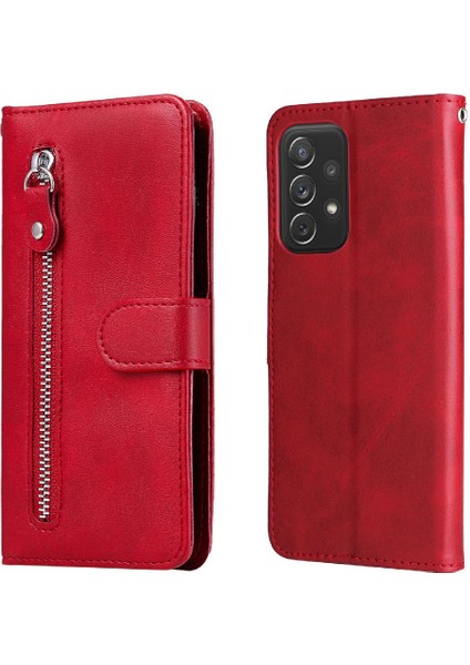Samsung Galaxy A73 5g Fermuar Kart Yuvası Tutucular Deri Kapak (Yurt Dışından)