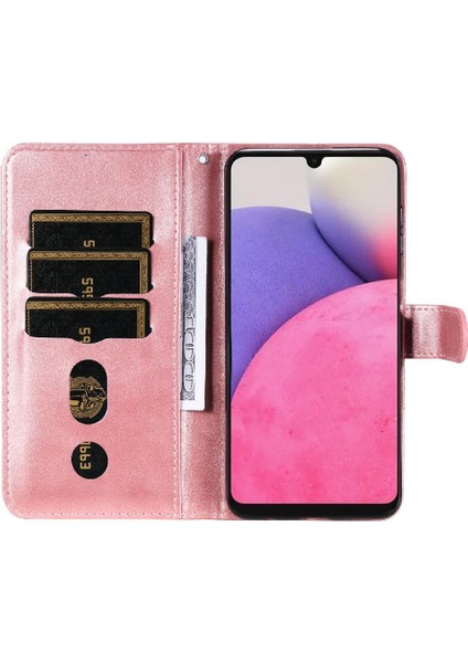 Samsung Galaxy A33 5g Deri Kart Yuvası Sahipleri Için Kılıf Koruyucu Kapak (Yurt Dışından) modelleri