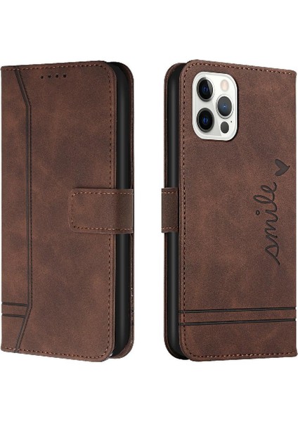 Telefon Kılıfı Için iphone 11 Pro Max El Kayışı Flip Folio Cüzdan Kart Yuvaları (Yurt Dışından)