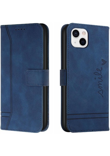 Iphone 15 Için Telefon Kılıfı Artı Flip Folio Cüzdan Pu Deri El Kayışı Kart (Yurt Dışından)